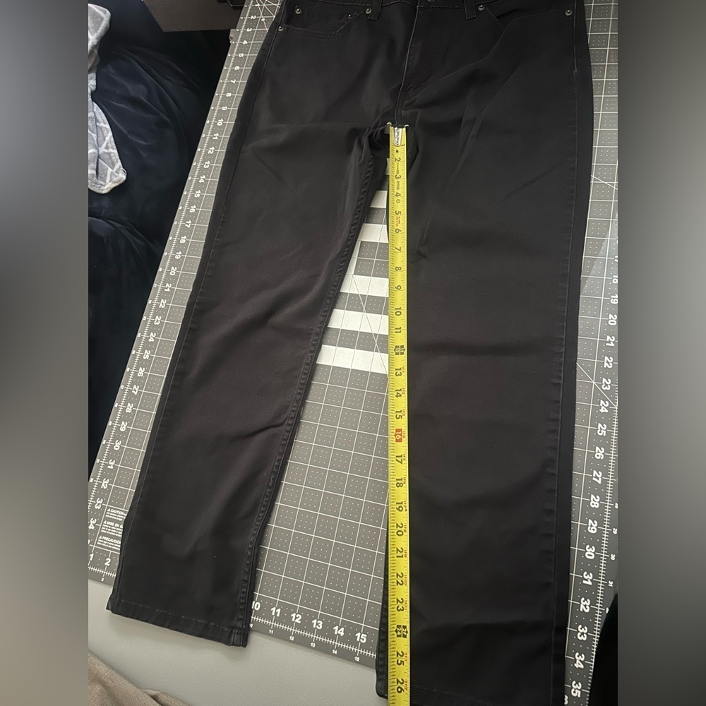 Men's Slim Fit Black Denim Jeans - Picture 2 of 10